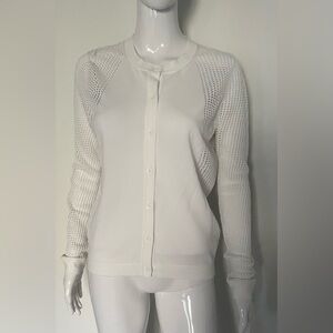 United Colors of Benetton White Cardigan size L